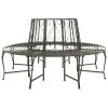 Patio Tree Bench 63" Steel