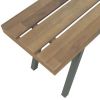 Patio Bench 47.2" Solid Acacia Wood