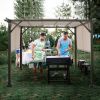 10 x 10 Feet Metal Frame Patio Furniture Shelter