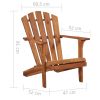 Patio Adirondack Chair Solid Acacia Wood