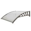 40"x 40" Outdoor Front Door Window Awning Patio Canopy Rain Cover UV Protected Eaves