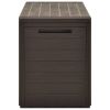 Patio Storage Box Brown 45.7"x17.3"x21.7"