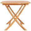 Folding Patio Table 62.9"x31.4"x29.5" Solid Teak Wood