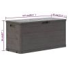 Patio Storage Box 74 gal Brown