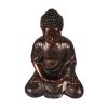 16.1inch Zen Buddha Indoor Outdoor Statue for Yard Garden Patio Deck Home Decor