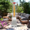 42000 BTU Pyramid Patio Heater with Wheels