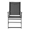 Greyson Square Set of 2 Outdoor Patio Steel Sling Folding Chair