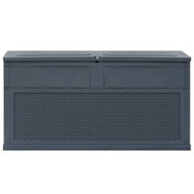 Patio Storage Box 84.5 gal (Color: Anthracite)