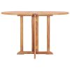 Folding Butterfly Patio Table 47.2"x27.6"x29.5" Solid Teak Wood