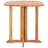 Folding Butterfly Patio Table 47.2"x27.6"x29.5" Solid Teak Wood