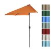 9' Half Round Patio Umbrella