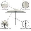 9' Half Round Patio Umbrella