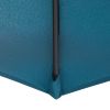 10'  Octagon Outdoor Tilting Cantilever Offset Patio Umbrella with Weighted Base and 360 Degree Rotation