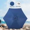 7.5ft Round Patio Umbrella - Outdoor Umbrella for Market Pool Beach