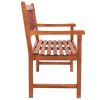 Patio Bench with Cushion 47.2" Solid Acacia Wood