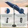 7.5ft Round Patio Umbrella - Outdoor Umbrella for Market Pool Beach