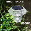 Solar Pathway Lights, Solar Garden Lights Outdoor White, Waterproof Led Path Lights for Yard, Patio, Landscape, Walkway